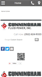 Mobile Screenshot of cunninghamfluidpower.com